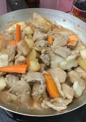 Hình của món Thịt kho củ cải.