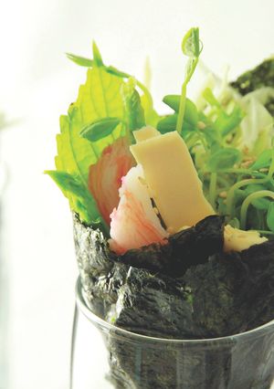 起司蔬菜手捲 的食譜成品照片