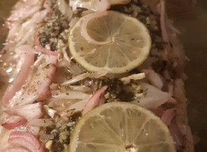 Una foto de Róbalo al horno