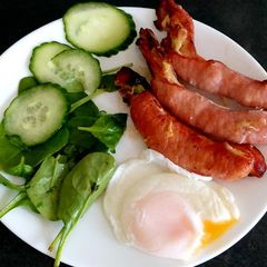 A picture of My stuffed Bacon Rolls.🤫.
