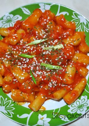 Foto resep Topokki / Tteokbokki korean food homemade