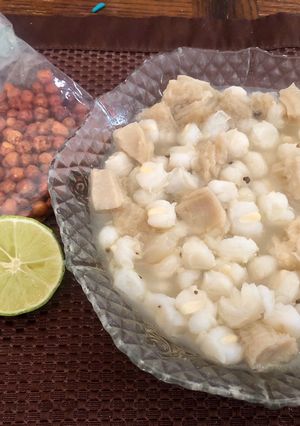 Una foto de Menudo Blanco con Grano