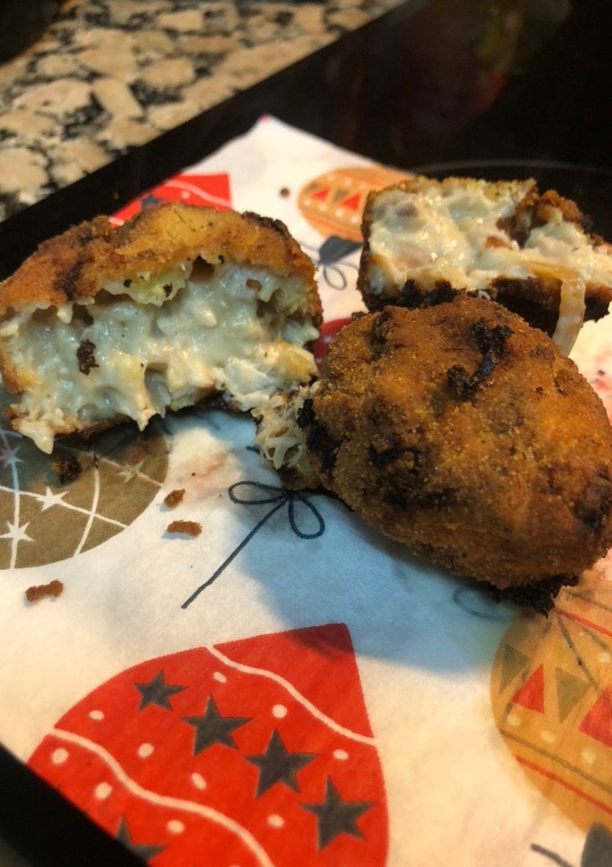 Una foto de Croquetas de pollo a l'ast y queso Philadelphia 🤤