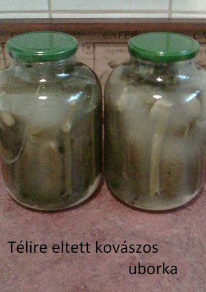 Kovászos uborka télire recept fotója