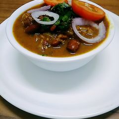 A picture of Rajma masala.