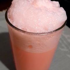 A picture of Rooh afza ice cream shake.