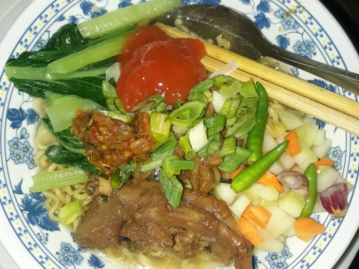 Resep Mie ayam kecap manis, Sempurna