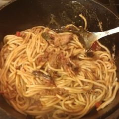 A picture of Bbq Spaghetti.