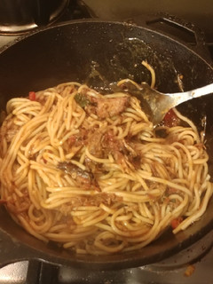 A picture of Bbq Spaghetti.