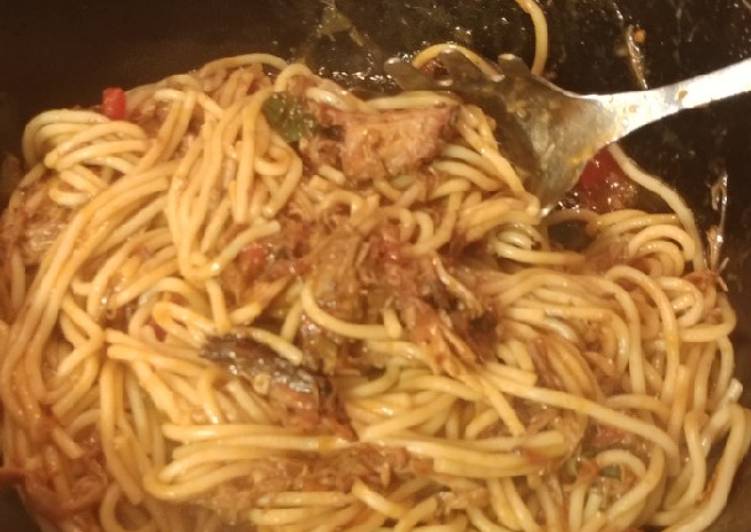 Recipe of Yummy Bbq Spaghetti