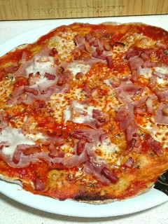 Una foto de Pizza casera