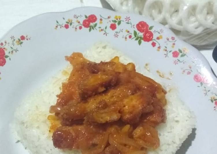 Katsu saos asam manis