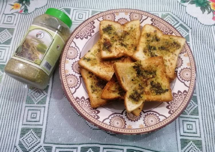 Tawa Garlic Bread with Olive Oil