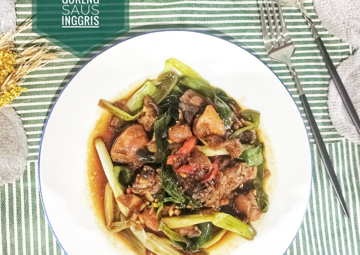 Ayam Goreng Saus Inggris