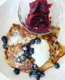Hot cake austriaco de jengibre y mascarpone