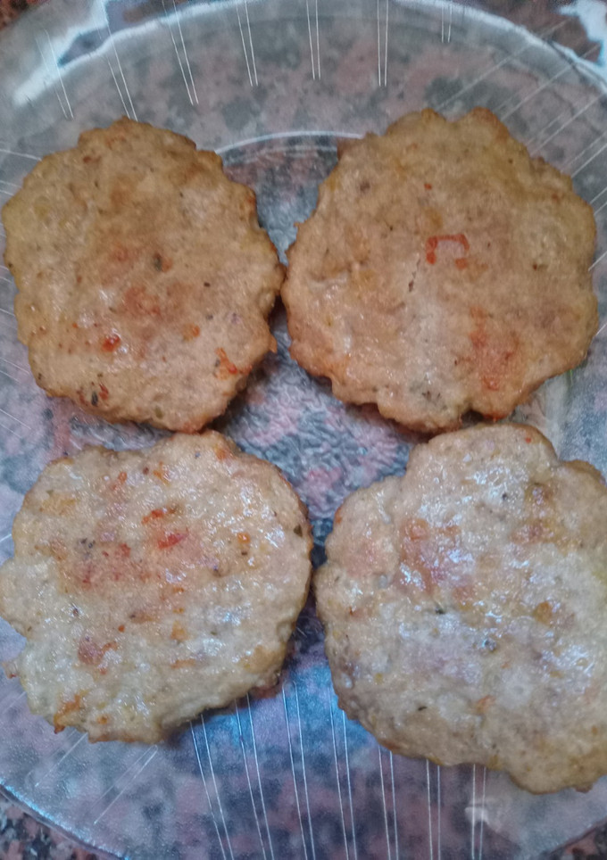 Una foto de HAMBURGUESAS DE CERDO 🐖 🐷 🐽 🐖