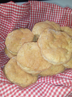 A picture of Homemade biscuits.