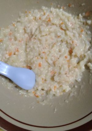 Foto resep Bubur Ayam Wortel Gurih MPASI (6m+)