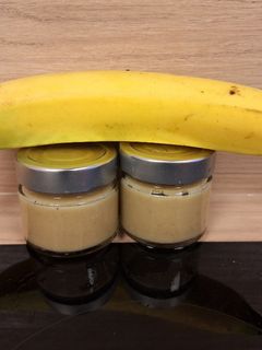 Une photo de Compote banane vanille
