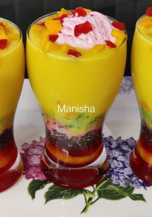 A picture of Mango Falooda.