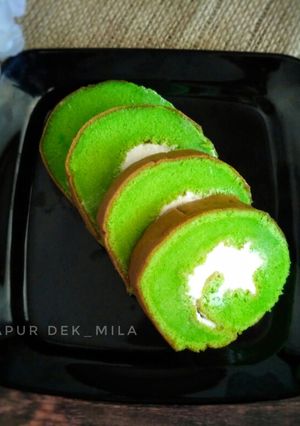 Foto resep Bolu Gulung Pandan 3 Telur