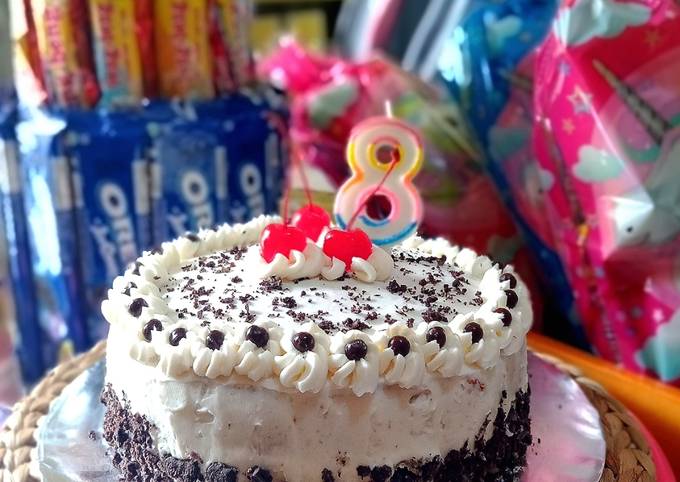 Cake Birthday simpel (basecake 3 telur) - cookandrecipe.com