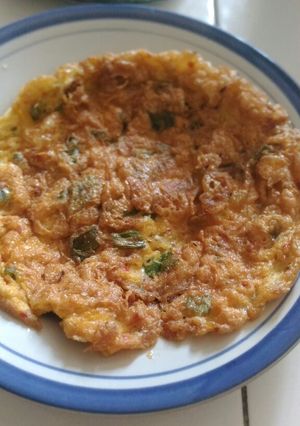 Foto resep Telur Dadar Padang Krispi Talua Barendo maknyus tips khas Padang