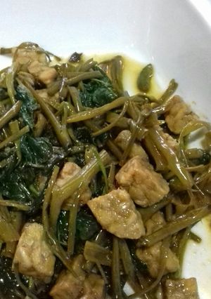 Foto resep Tumis Kangkung Tempe