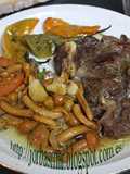Filete de ternera con setas de bote