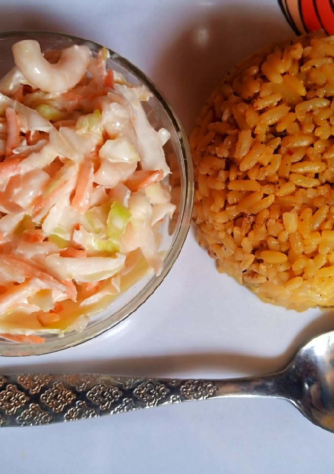 A picture of Macaroni salad.