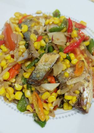 Foto resep Ikan peda tumis jagung