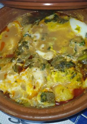 صورة لوصفة بطاطا 🥔 شطيطحة بالبيض 🥚 بنينة