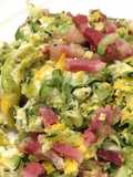 Zucchini & Ham Scramble