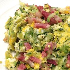 A picture of Zucchini & Ham Scramble.