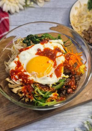 Foto resep Bibimbap (Nasi Campur Korea)