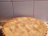 Tarta de manzana en licuadora