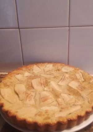 Una foto de Tarta de manzana en licuadora
