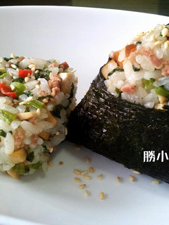 【宜蘭有機米】雪裡紅飯糰 的食譜成品照片