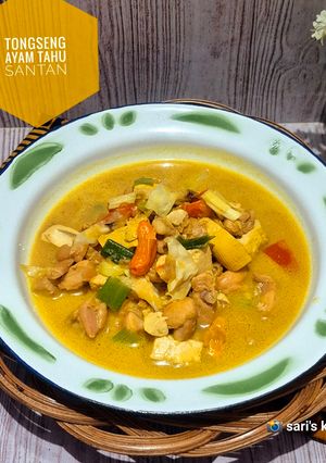 Foto resep Tongseng Ayam Tahu Santan