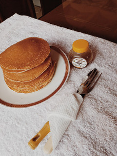 A picture of Vanilla pancakes.