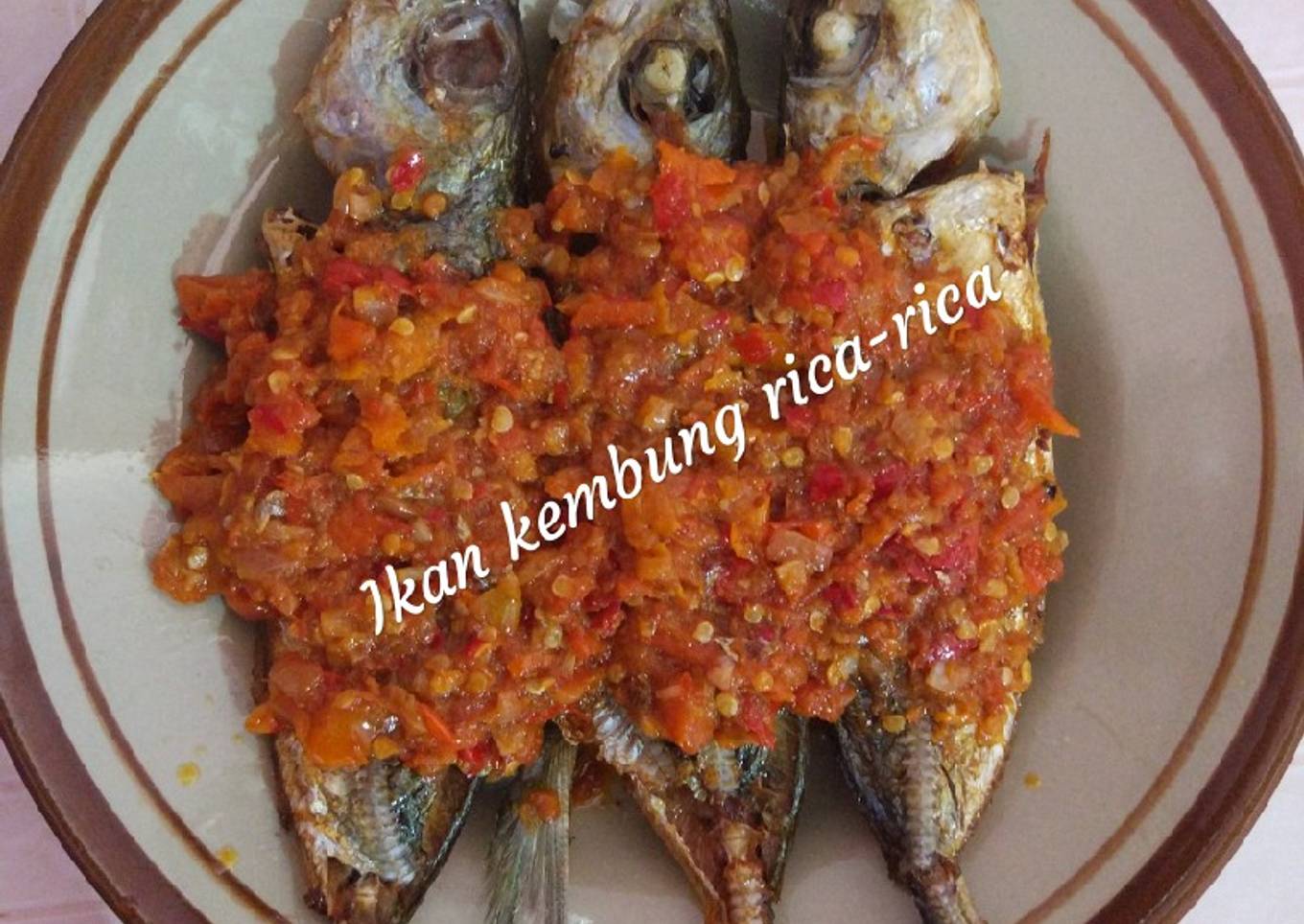 Kembung Goreng rica-rica