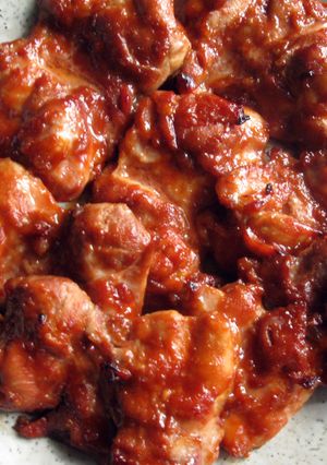 A picture of ‘Char Siu’ Baked Chicken.