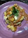 Matar kachori with aloo sabzi