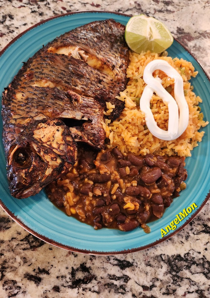 Una foto de Mojarra frita 🐟 en Air Fryer
