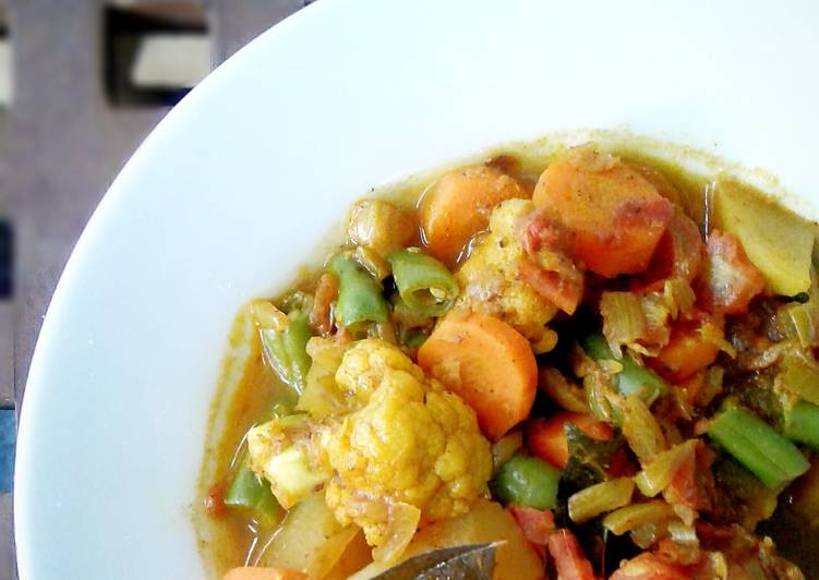 Resep Vegetables Curry, Bisa Manjain Lidah