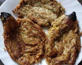 The New Way Serving Recipe Fried Eggplant Delicious Simple