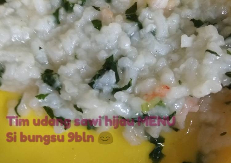 Resep Tim Udang Sawi Hijau Menu Si Bungsu 9bln Yang Lezat