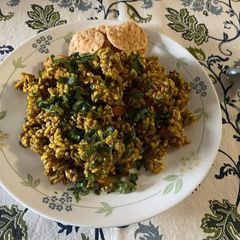 A picture of Spice bhel puri (Bombay style).