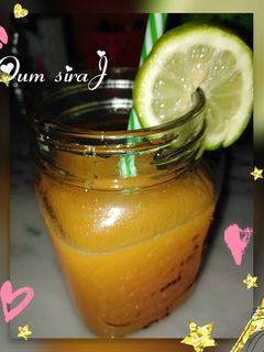 صورة لوصفة عصير طبيعي بمكونين موجودين فكل منزل 🥕🍋