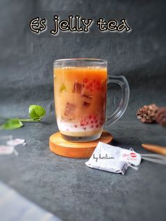 Foto resep Es jelly tea